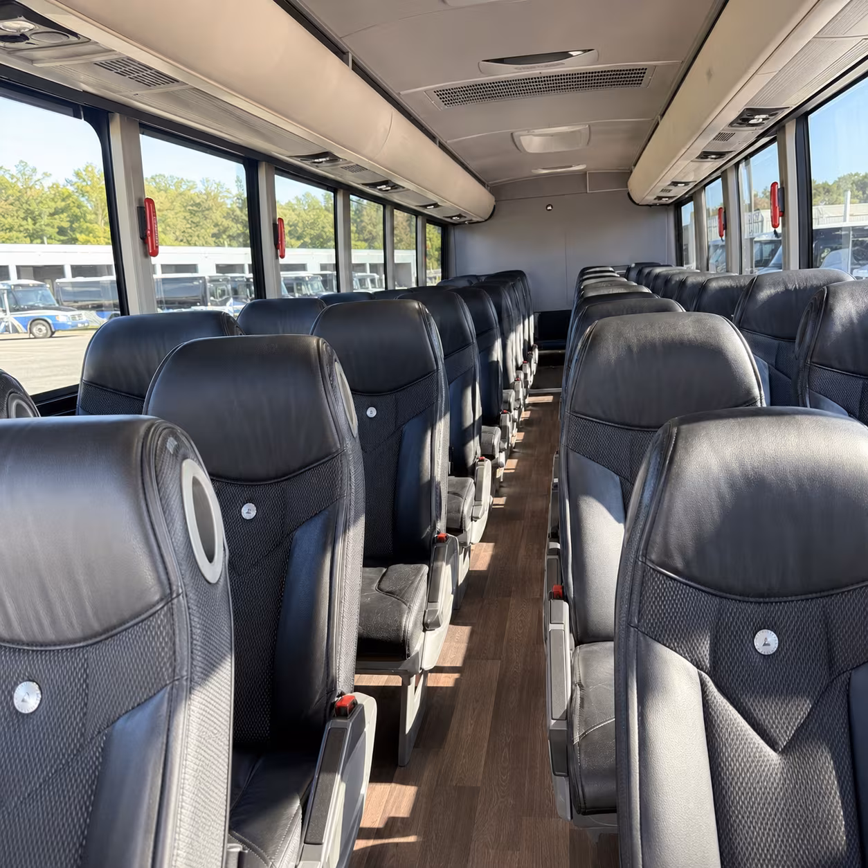 west covina charter bus interior