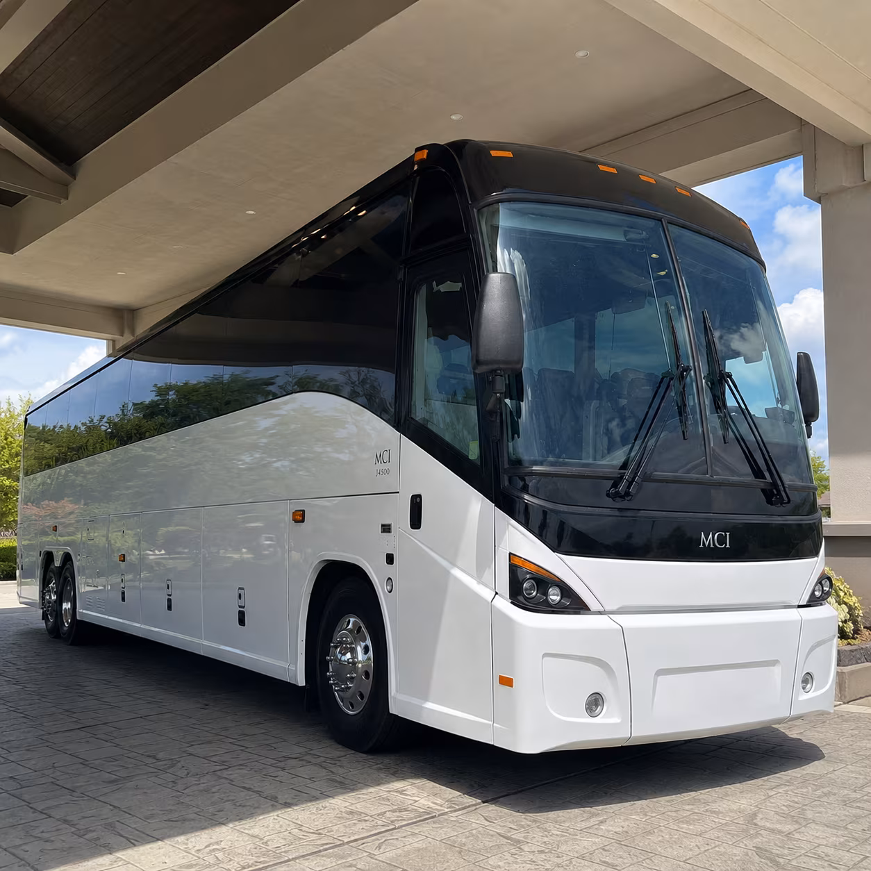 west covina charter bus services exterior