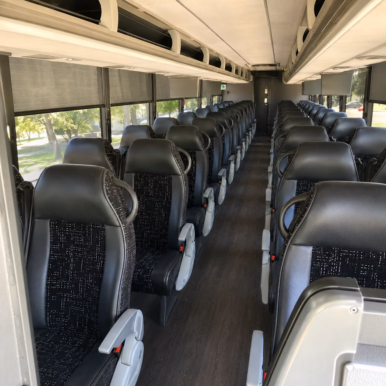 west covina charter bus services interior